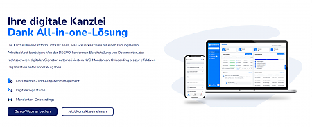 Digitalisierung: die neue Software-Lösung KanzleiDrive